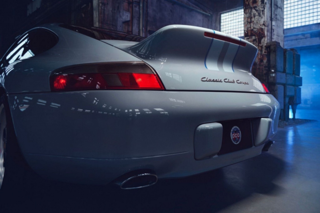 autos, cars, porsche, the porsche 911 classic club coupe is a restored 996 with a bubble roof