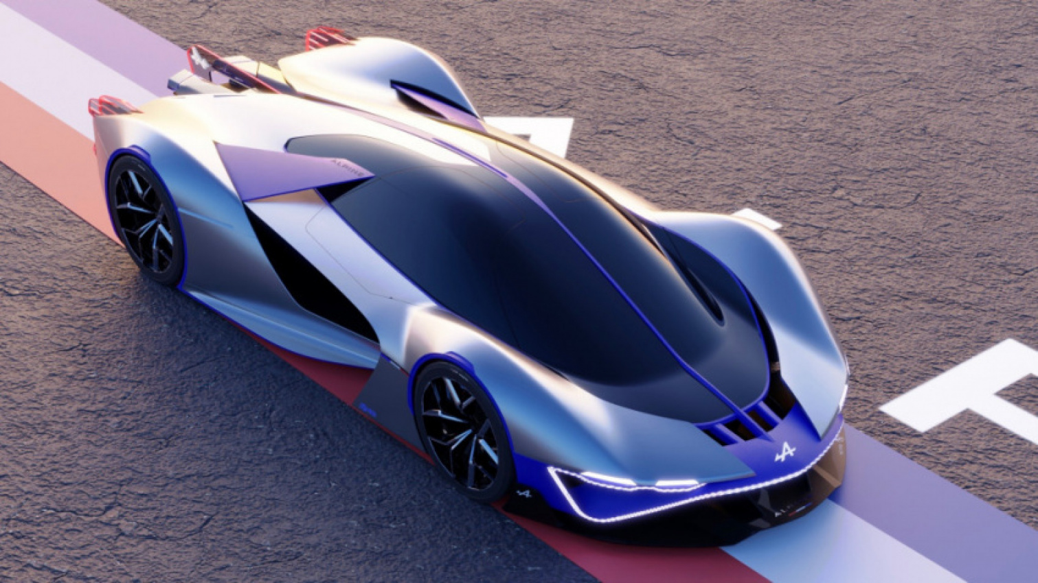 autos, cars, hypercar, alpine, design, istituto europeo di design, renault, supercars, ied students imagine hydrogen-powered alpine hypercar for 2035