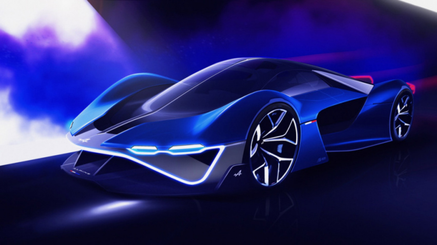 autos, cars, hypercar, alpine, design, istituto europeo di design, renault, supercars, ied students imagine hydrogen-powered alpine hypercar for 2035