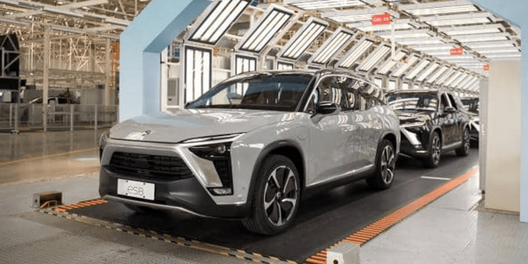 automobile, autos, cars, electric vehicle, china, startup, nio forced to pause production due to supply line issues