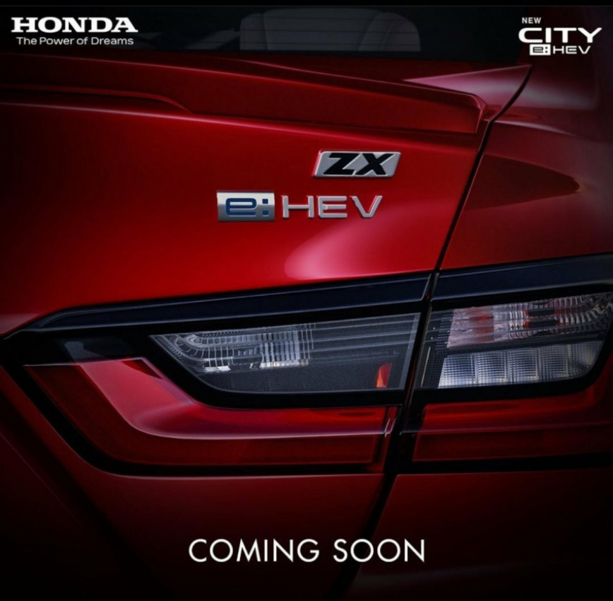autos, cars, honda, honda officially teased the city hybrid ahead of launch!
