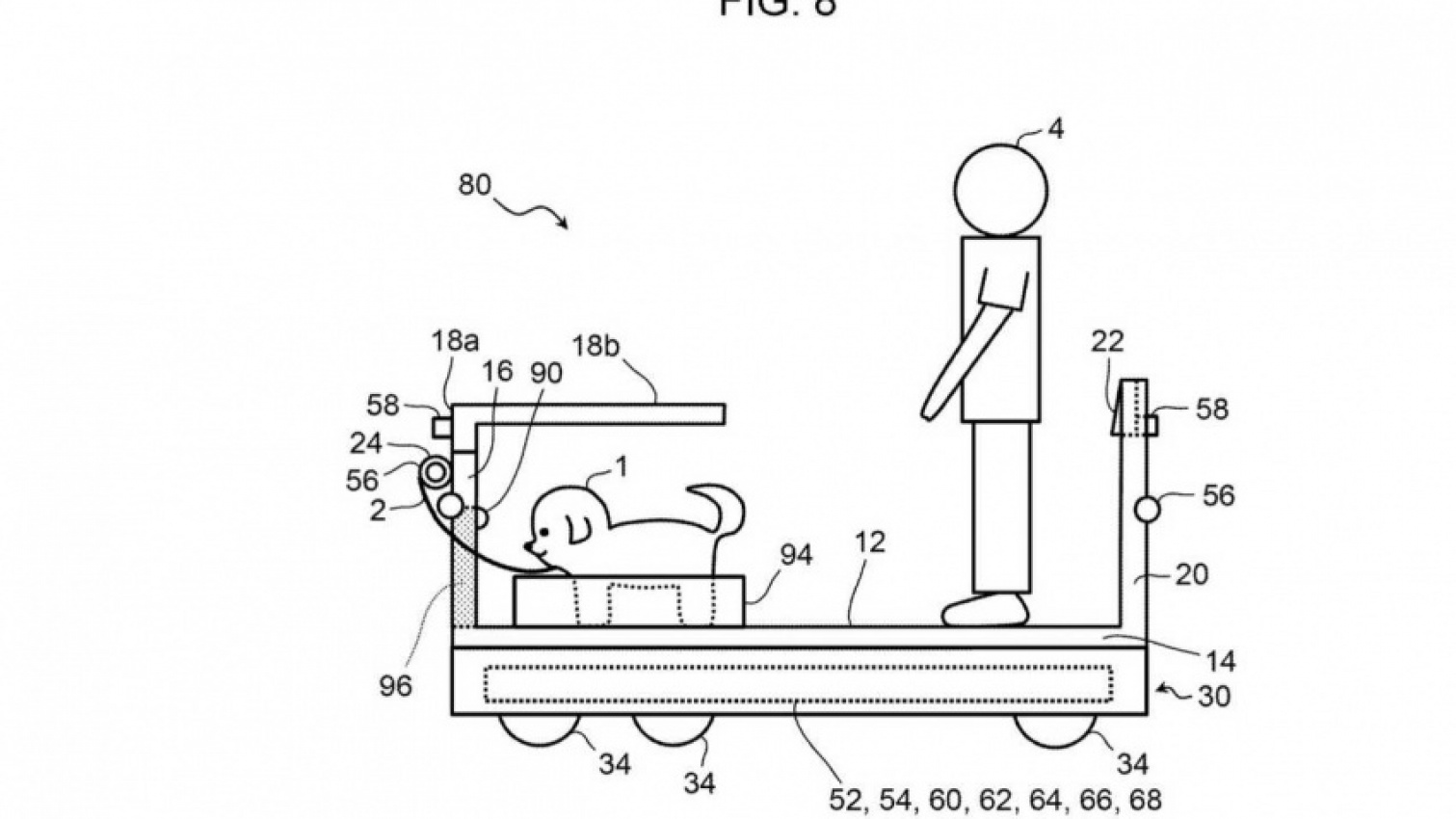autos, cars, toyota, toyota patents dog-walking robot and can pick up a pet's poop