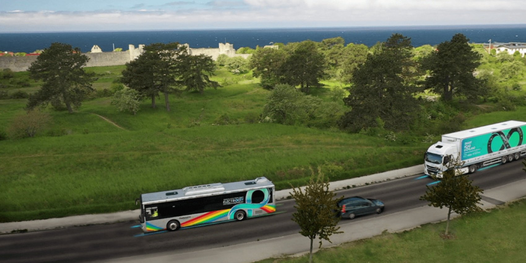 autos, cars, electric vehicle, energy & infrastructure, smart, charging infastructure, electreon, inductive charging, smartroad gotland, sweden, inductive charging: smartroad gotland to be extended