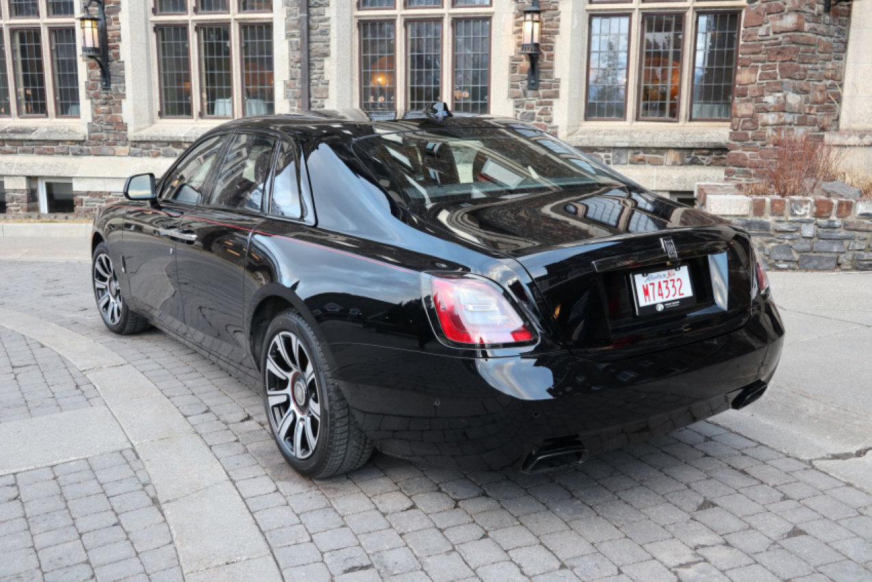 autos, cars, reviews, rolls-royce, car review: 2022 rolls-royce black badge ghost