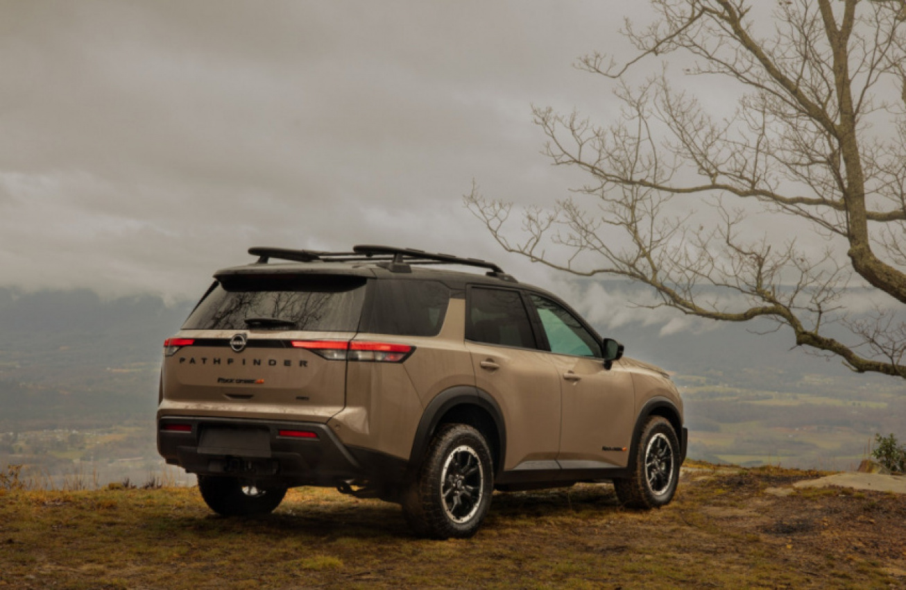 autos, cars, nissan, new york auto show, news, nissan news, nissan pathfinder news, suvs, preview: 2023 nissan pathfinder rock creek adds power, off-road cred