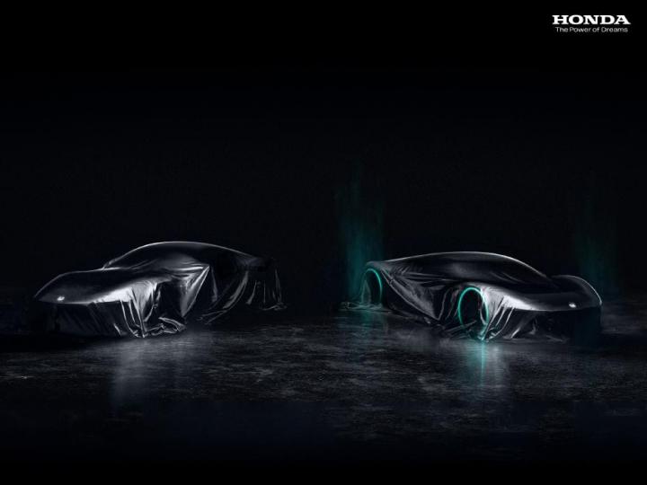 autos, cars, honda, electric cars, indian, international, launches & updates, teaser, honda teases two new electric sports car