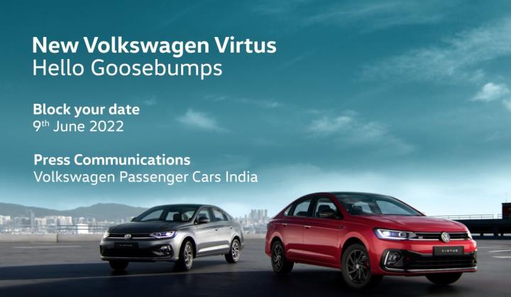 autos, cars, volkswagen, indian, launches & updates, virtus, volkswagen virtus india launch on june 9, 2022