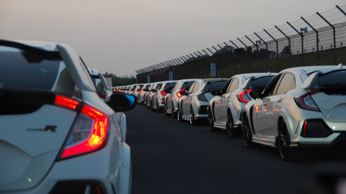 autos, cars, honda, news, honda civic, 400 honda civic type rs descended on motegi circuit in one of world’s largest gathering