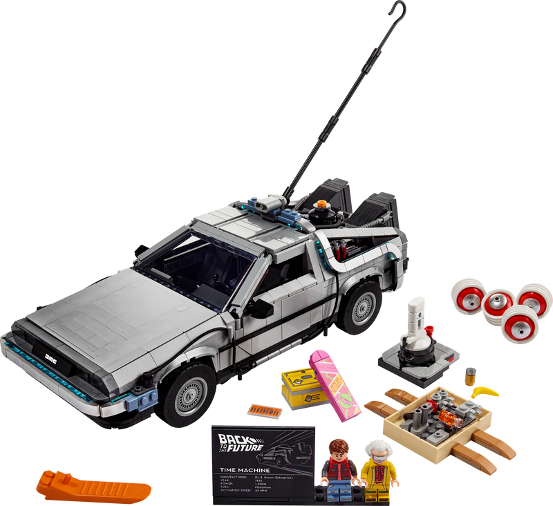 autos, cars, delorean, gear, 88 mph, back to the future, bttf, dmc12, doc brown, lego, lego car, lego creator, lego set, lego technic, marty mcfly, time machine, time travel, we put together the lego 'back to the future' delorean