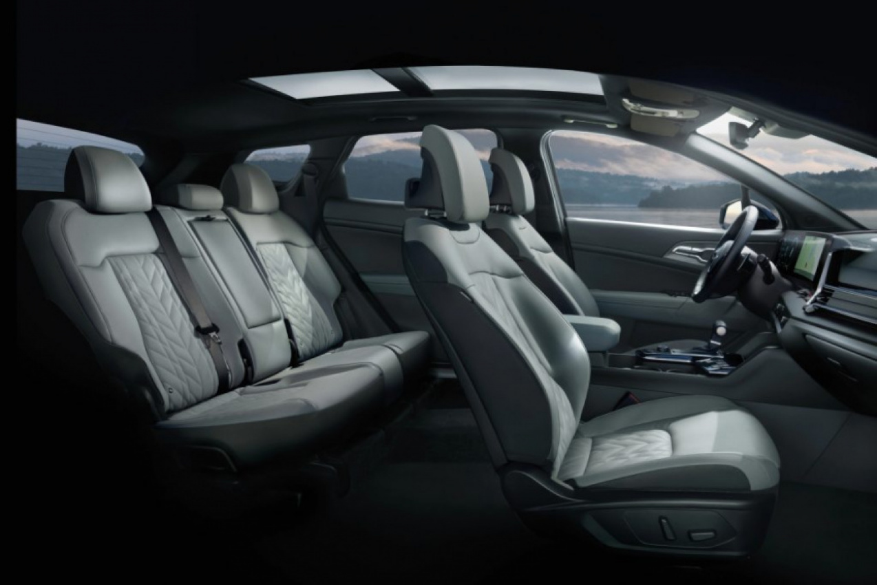 autos, cars, kia, android, interior, kia sportage, sportage, android, first look: redesigned 2023 kia sportage stunning interior