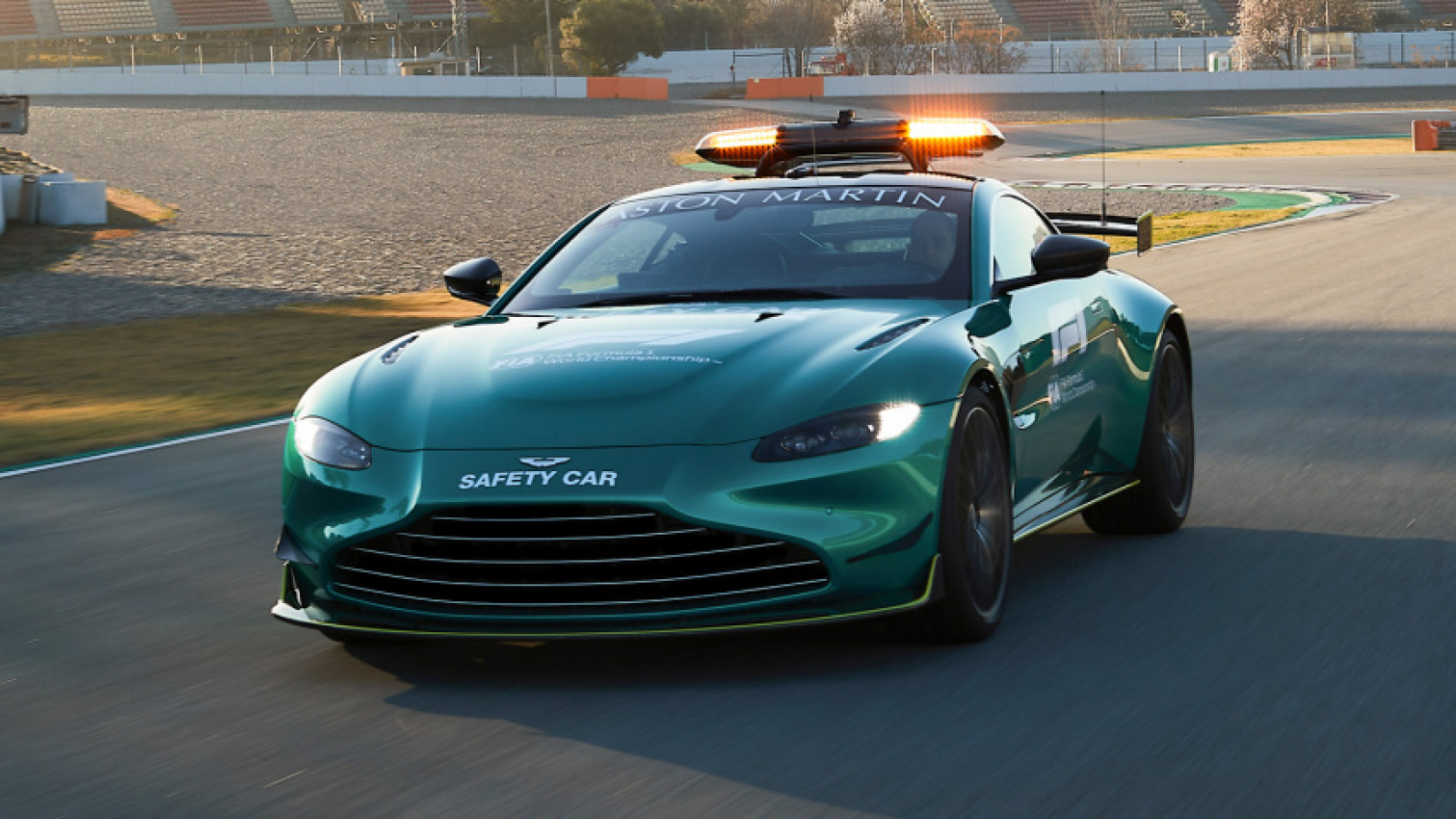 aston martin, autos, cars, f1 drivers think the aston martin safety car is too slow