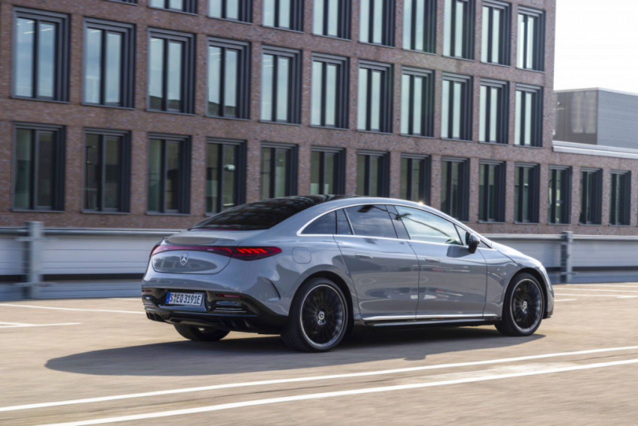 autos, cars, mercedes-benz, android, first drives, mercedes, mercedes-benz news, android, review: the 2023 mercedes-benz eq 350+ slips into the electric-luxury mainstream