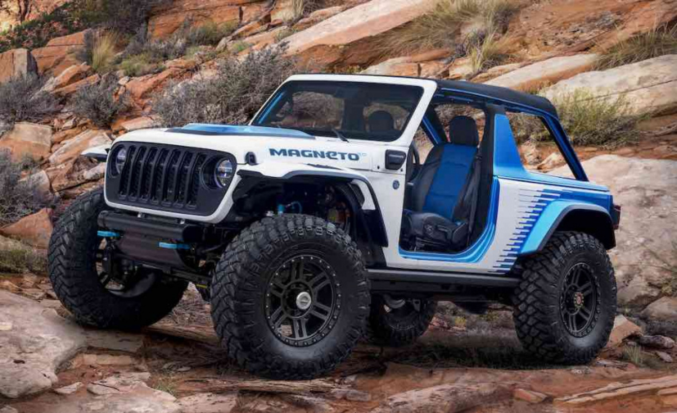 autos, cars, ev news, jeep, jeep unveils all-electric magneto concept at easter “safari” event
