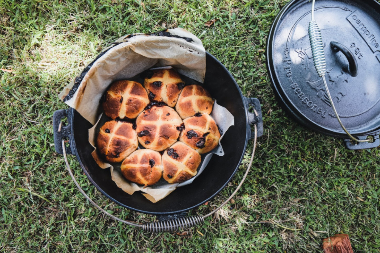 autos, cars, gear, camp kitchen: hot cross buns