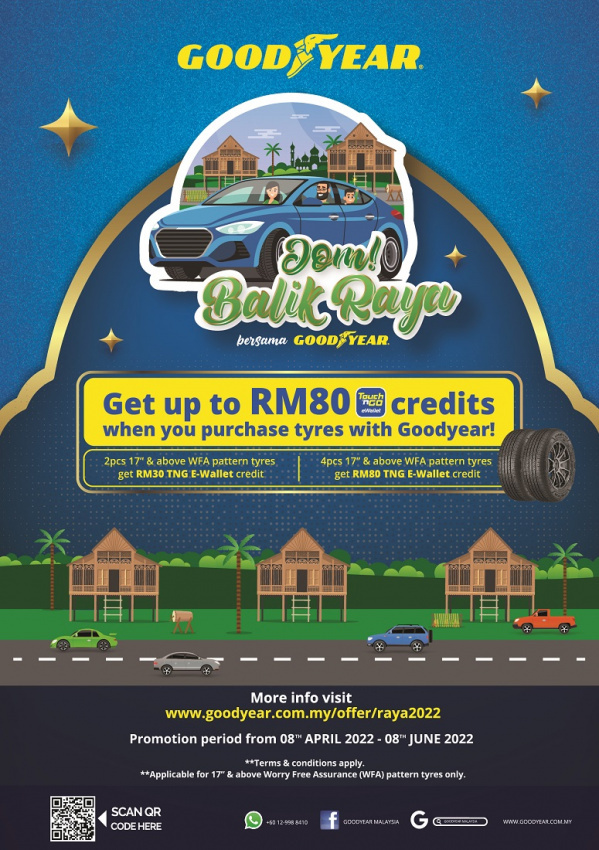 autos, cars, featured, goodyear, goodyear autocare, goodyear malaysia, goodyear tire & rubber company, malaysia, promotions, tyres, goodyear campaign for a worry-free hari raya