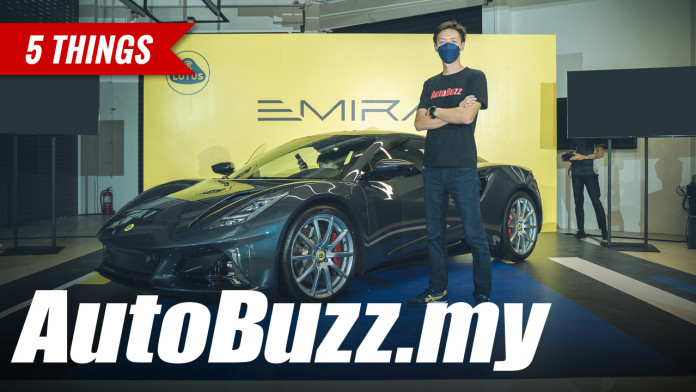 autobuzz.tv, autos, cars, lotus, video: lotus emira ‘first edition’ with a 3.5-litre supercharged v6 in malaysia, 5 things