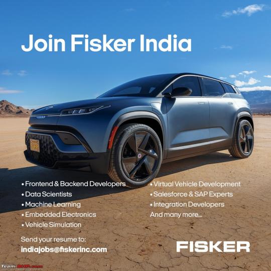 autos, cars, fisker, electric vehicles, fisker ocean, indian, industry & policy, fisker inc. sets up india headquarters in hyderabad