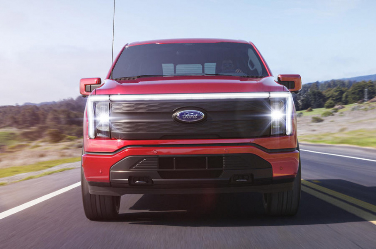 autos, cars, electric vehicle, ford, hp, car news, electric cars, ford f-150, new cars, ford f-150 lightning: 563bhp ev pick-up stars in manhattan