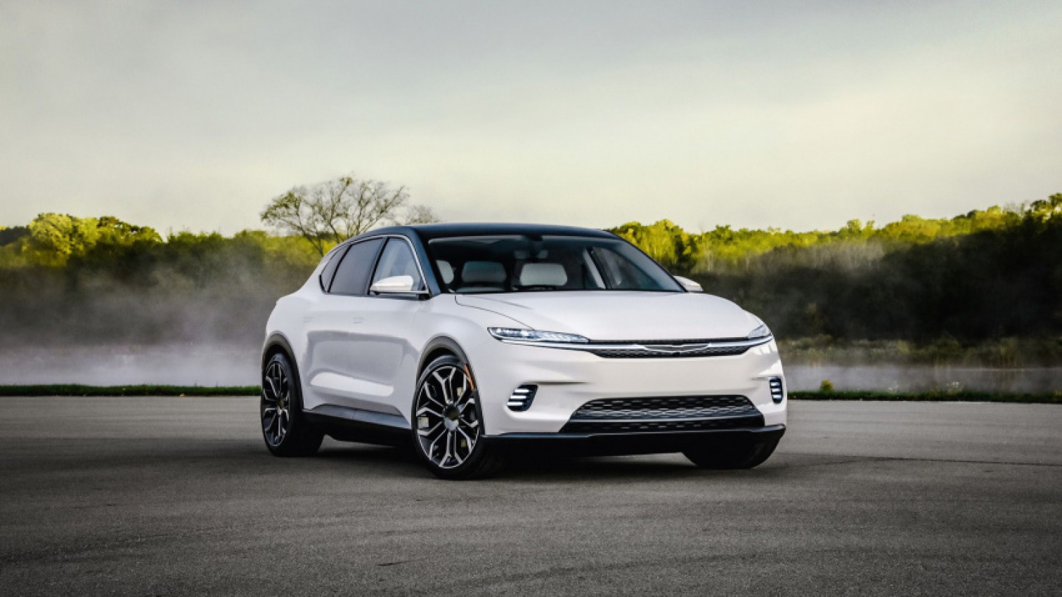 autos, cars, chrysler, chrysler's 2025 airflow concept gets dark, new graphite variant