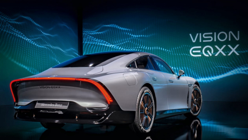 autos, cars, mercedes-benz, concept cars, electric cars, luxury cars, mercedes, mercedes vision eqxx concept completes 626-mile journey on one charge