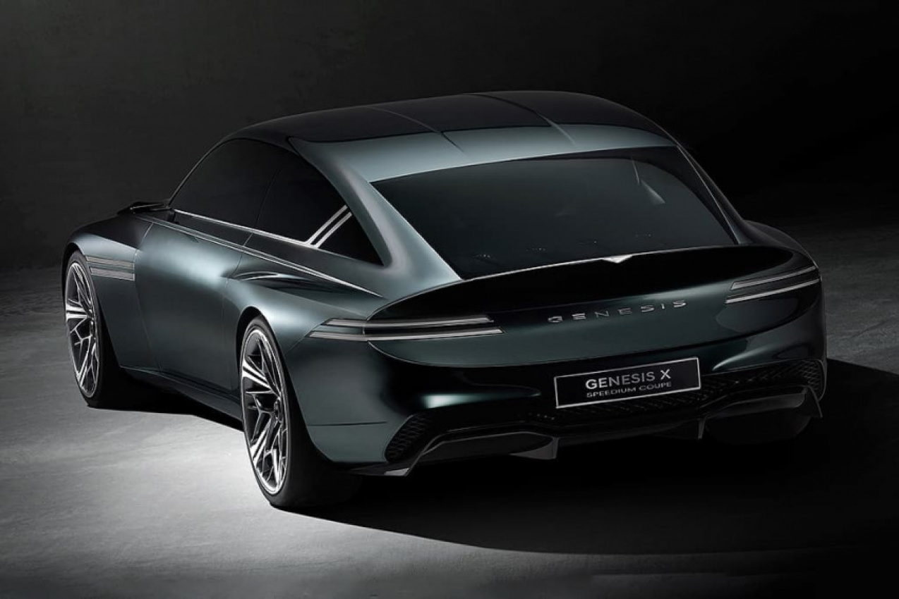autos, cars, genesis, reviews, car news, electric cars, performance cars, prestige cars, new york show: genesis x speedium coupe concept revealed