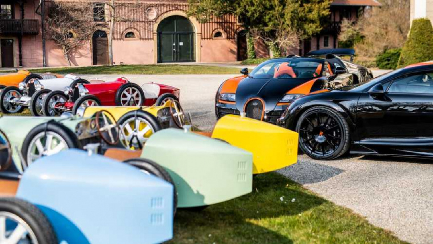 autos, bugatti, cars, collector buys eight bugattis, but only two are full-size models