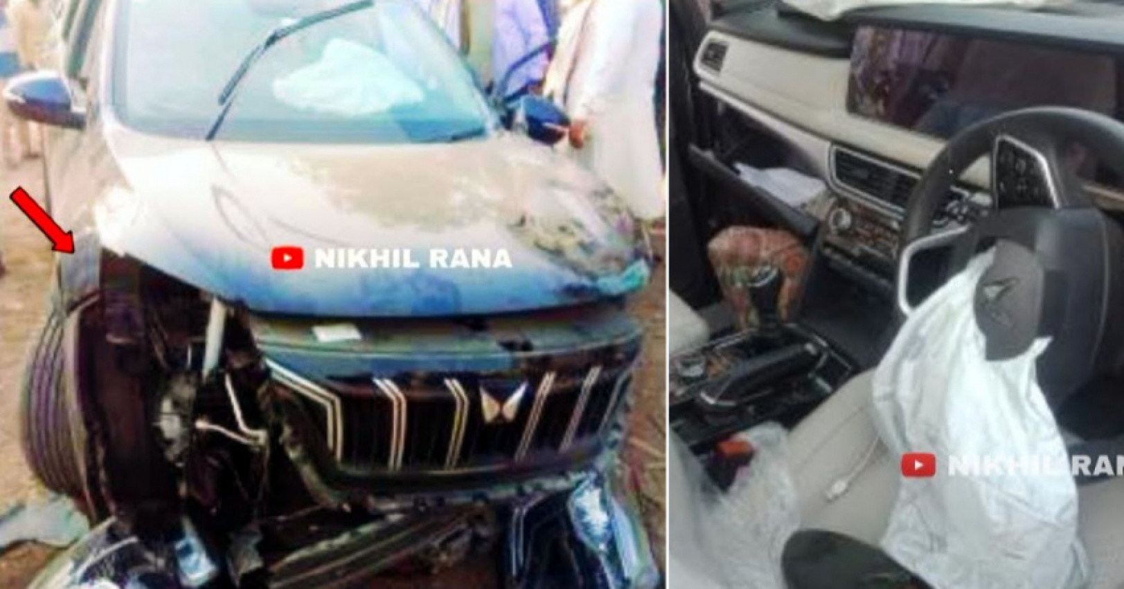 autos, cars, mahindra, high-speed accident of mahindra xuv700 saves 3 passengers