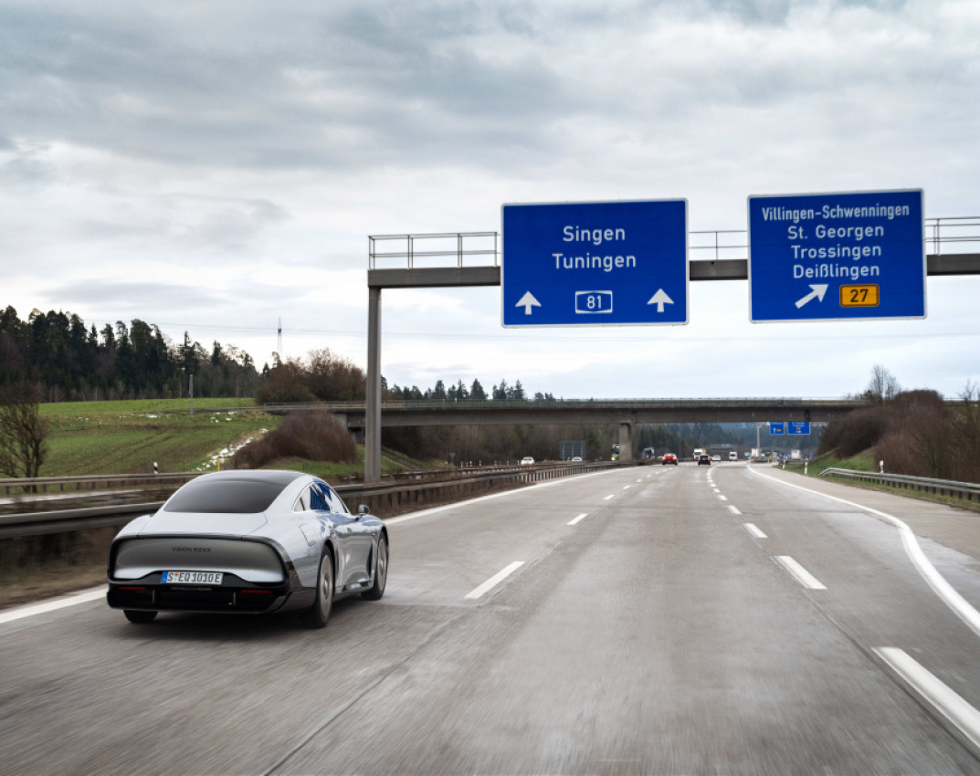 autos, cars, mercedes-benz, mercedes, mercedes-benz eqxx ev travels 1000km on a single charge