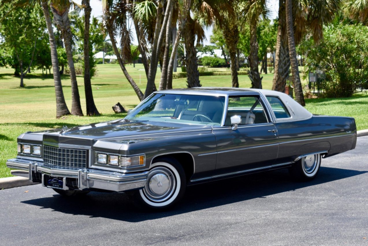 autos, cadillac, cars, classic cars, 1970s, year in review, cadillac deville 1976