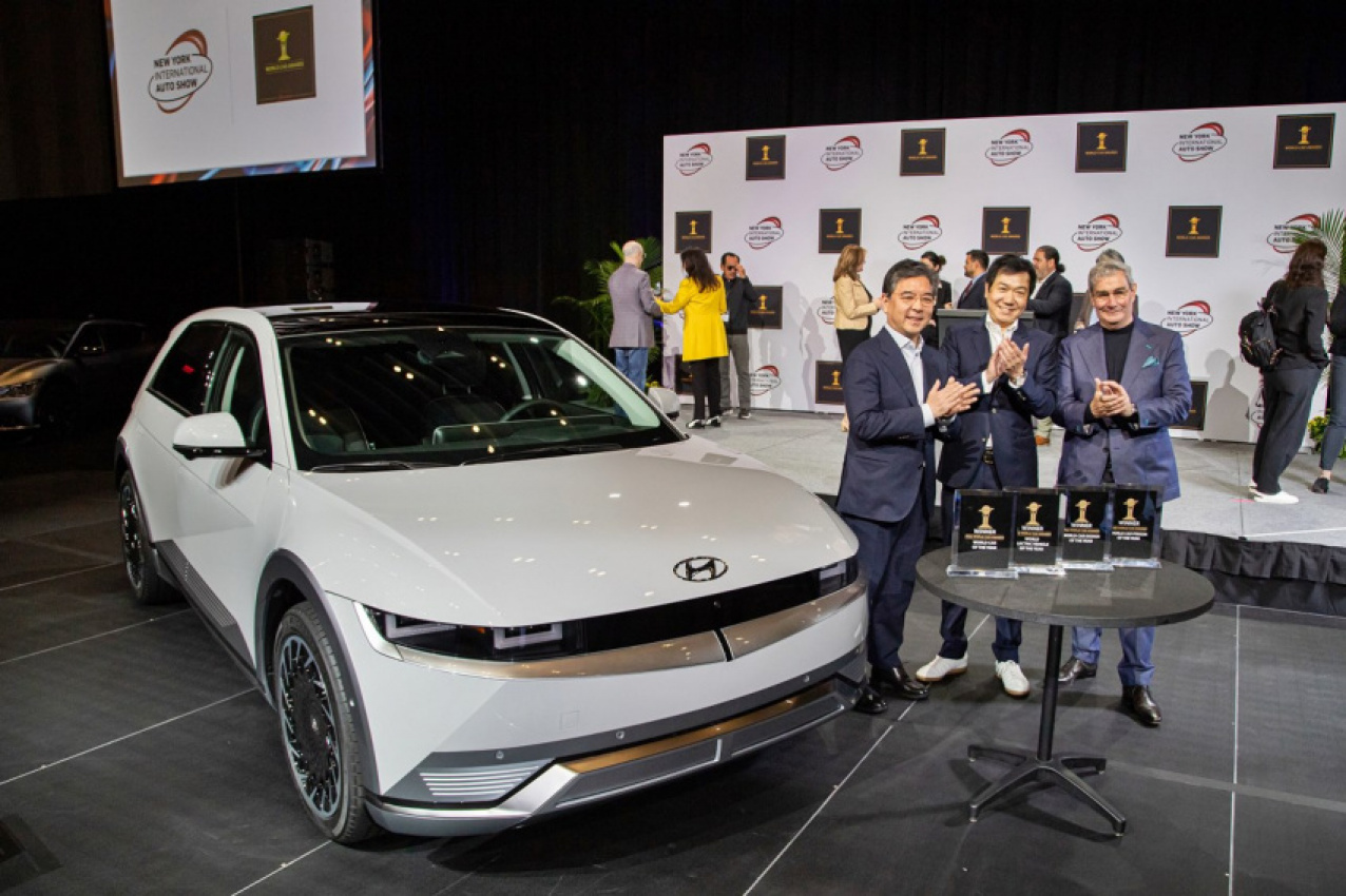 autos, cars, hyundai, four awards for hyundai motor group in 2022 world car of the year event