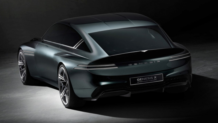 autos, cars, genesis, concept cars, new genesis x speedium coupe concept debuts in new york