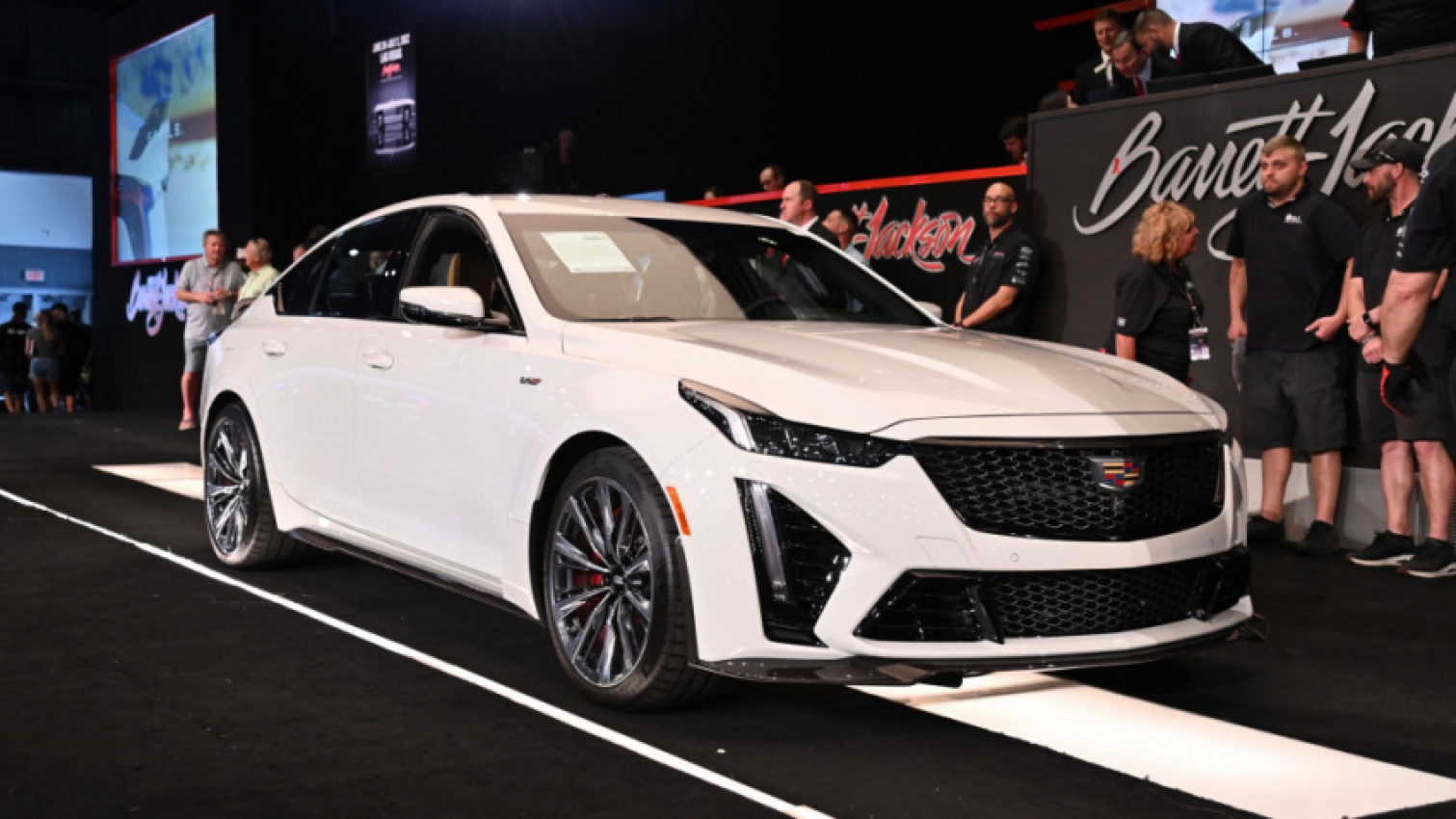 autos, cadillac, cars, cadillac ct5 news, cadillac news, general motors, luxury cars, sedans, 2023 cadillac ct5-v blackwing 120th anniversary edition debuts, first car auctioned off for charity