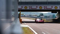 autos, cars, ferrari, ferrari 296 gt3 race car spied lapping fiorano test track on video