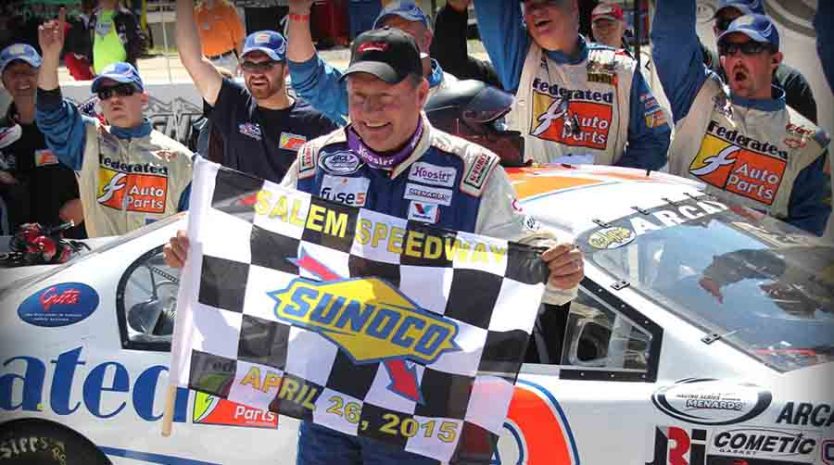 all stock cars, autos, cars, ken schrader to compete with gas at salem speedway