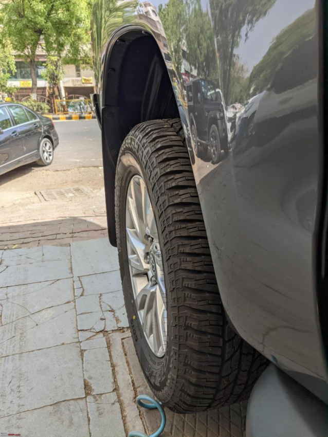 autos, cars, toyota, indian, member content, toyota hilux, tyres, took delivery of my toyota hilux: initial impressions & tyres swap