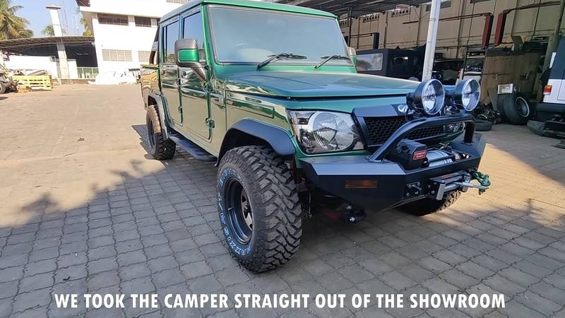 article, autos, cars, mahindra, do you really need a hilux? watch this modified mahindra bolero camper in action