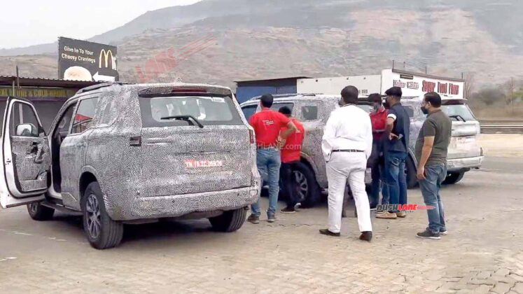 cars, ford, mahindra, reviews, new mahindra scorpio spied with ford endeavour – huge road presence