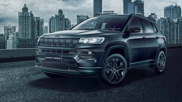 cars, eagle, jeep, reviews, jeep compass, vnex, 2022 jeep compass night eagle black theme variant launched