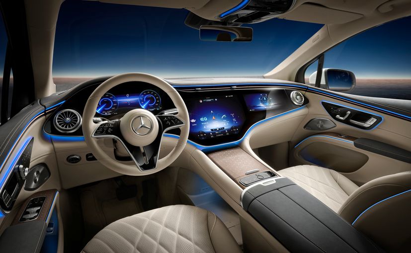 autos, cars, electric cars new, mercedes-benz, auto news, carandbike, mercedes, mercedes eq, mercedes eqs, mercedes eqs suv, news, new mercedes eqs suv interior revealed ahead of debut