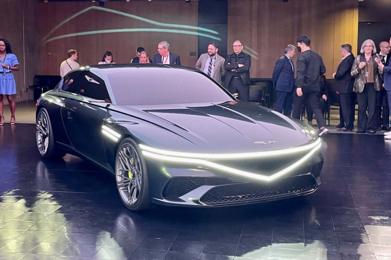 autos, cars, genesis, le concept genesis x devient un élégant coupé «speedium»
