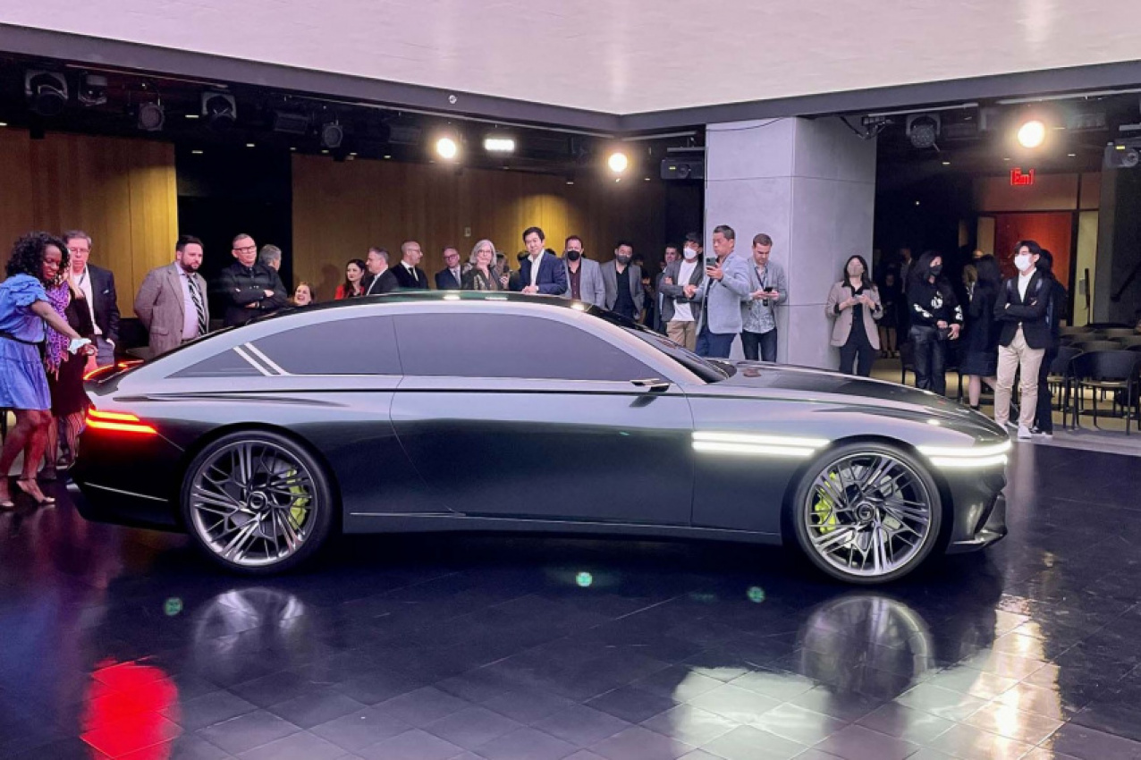 autos, cars, genesis, le concept genesis x devient un élégant coupé «speedium»