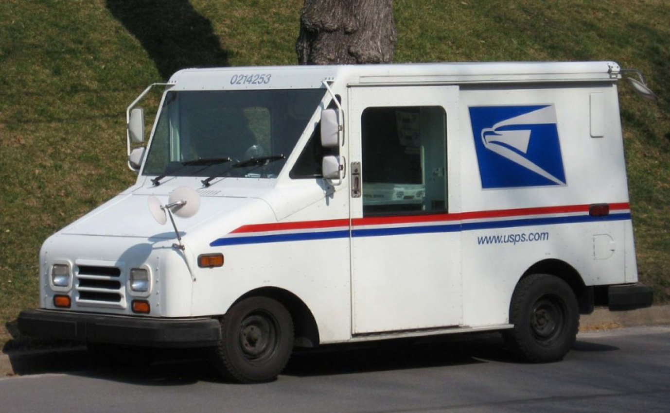 autos, cars, trucks, the grumman llv is an iconic usps mail truck