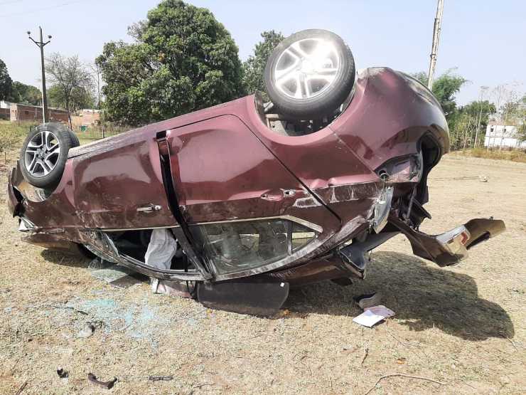 autos, cars, tata tiger high-speed accident saves five on the highway