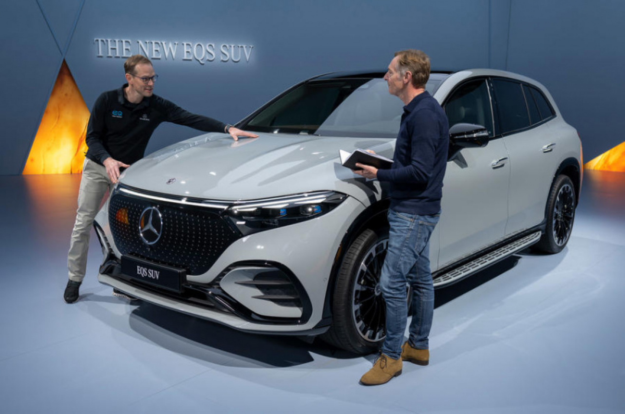 autos, cars, electric vehicle, mercedes-benz, car news, mercedes, new cars, new 2022 mercedes-benz eqs suv is luxury electric flagship