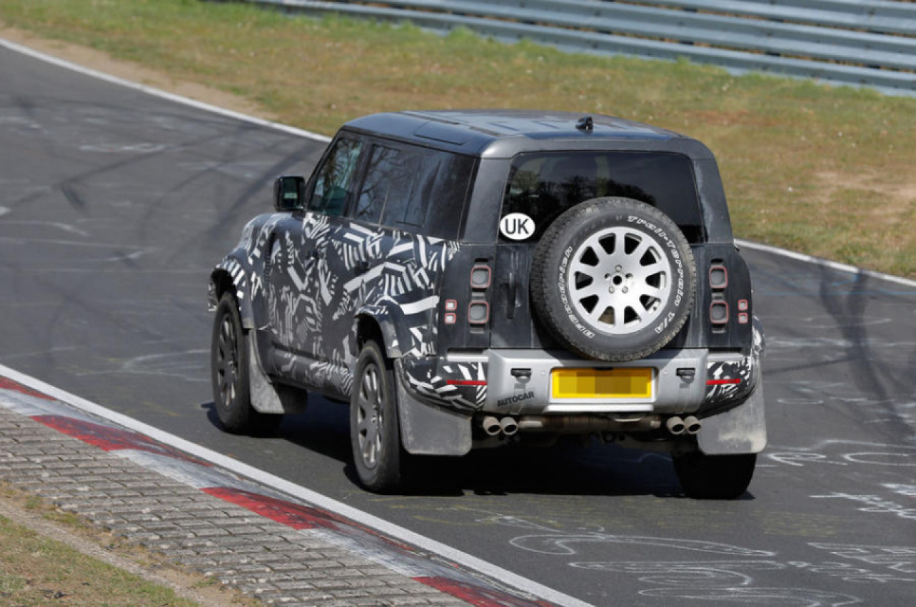 autos, cars, electric vehicle, land rover, car news, land rover defender, new cars, land rover defender v8: radical new variant hits the track