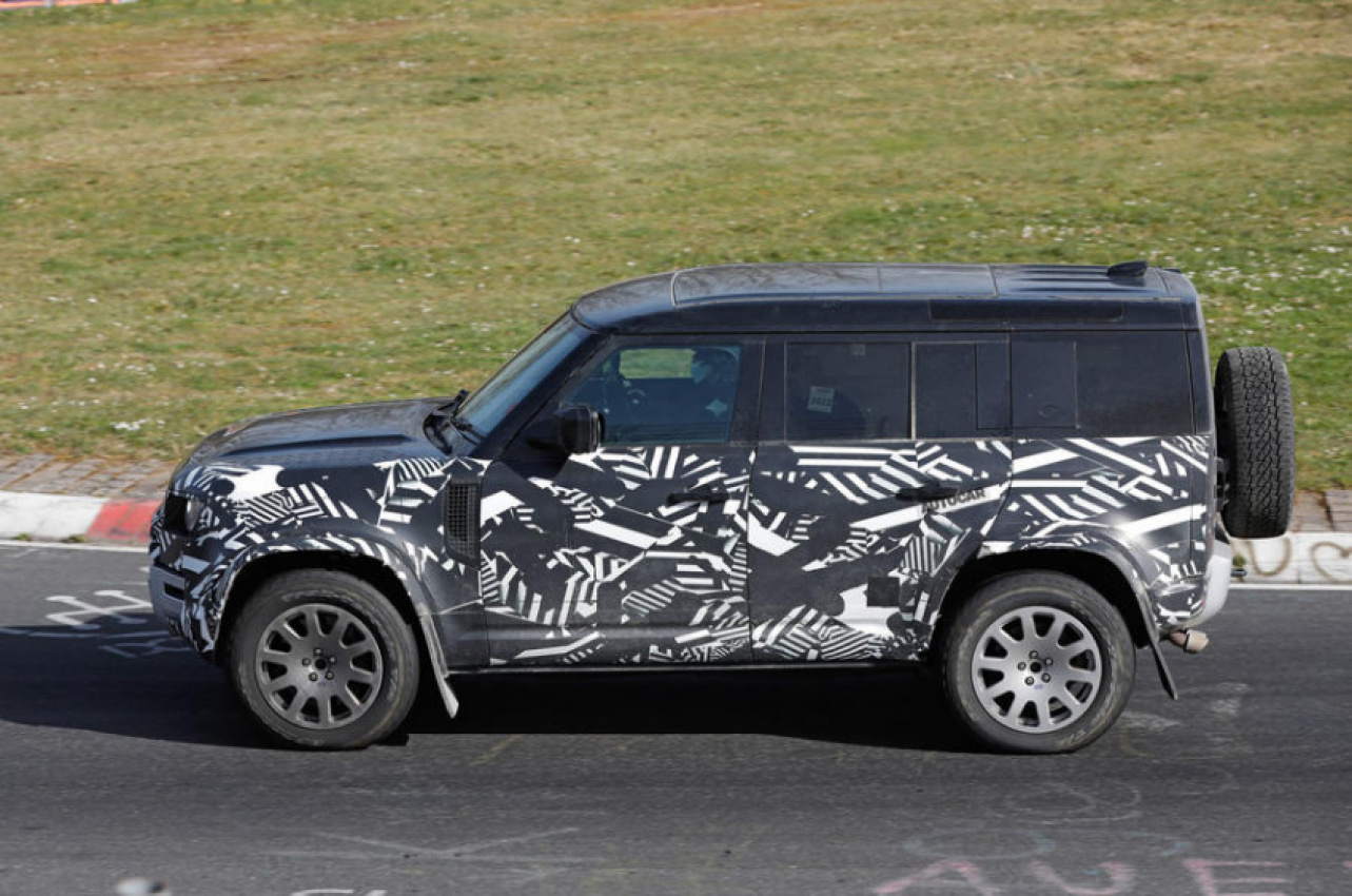 autos, cars, electric vehicle, land rover, car news, land rover defender, new cars, land rover defender v8: radical new variant hits the track