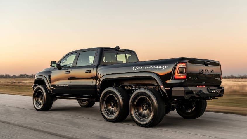 autos, cars, hp, pick-up trucks, hennessy mammoth 6x6 revealed as monstrous 1,012bhp six-wheeler