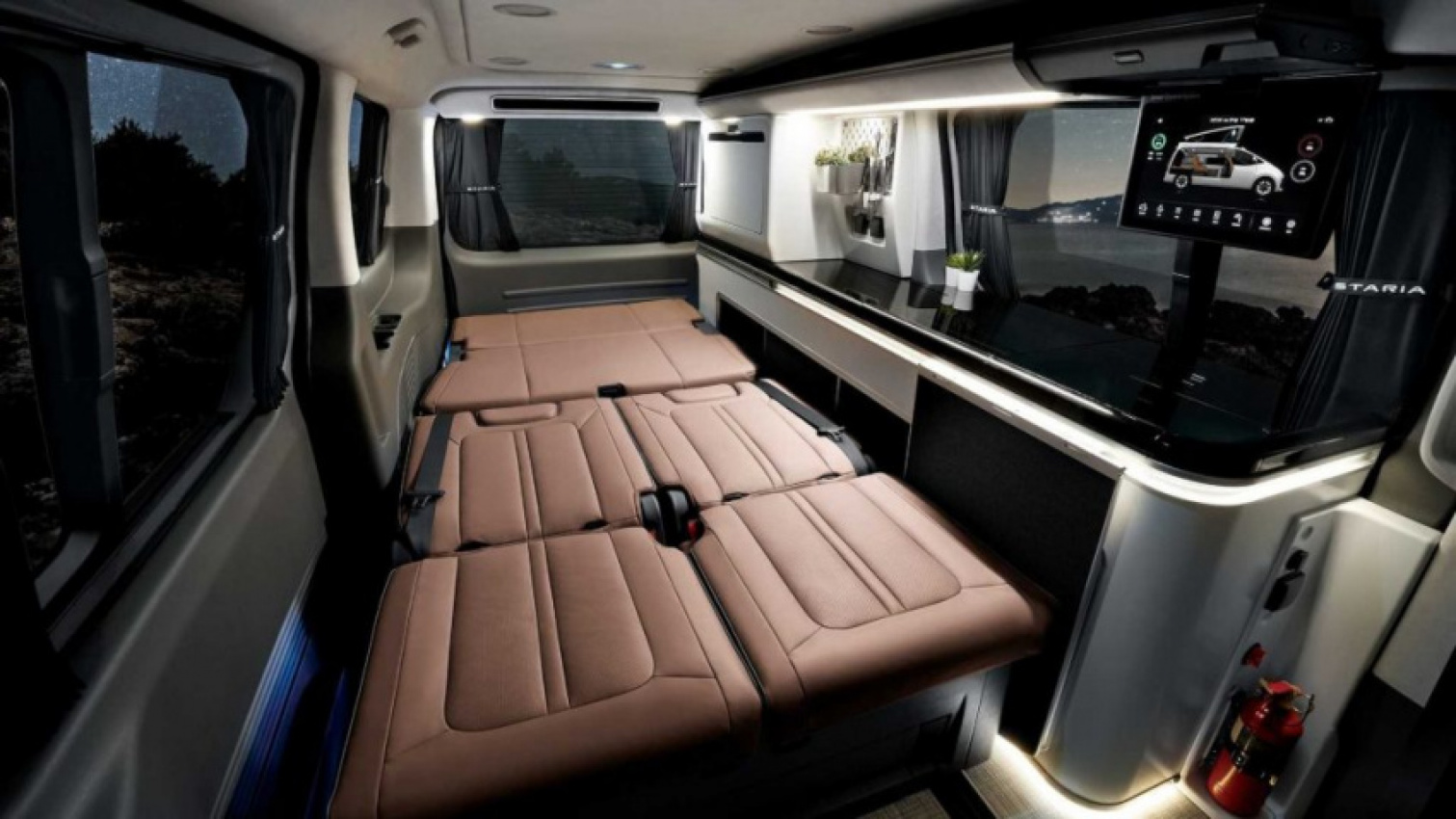 autos, cars, hyundai, camper van, luxury cars, minivan, hyundai staria lounge camper: fancy forbidden camper van