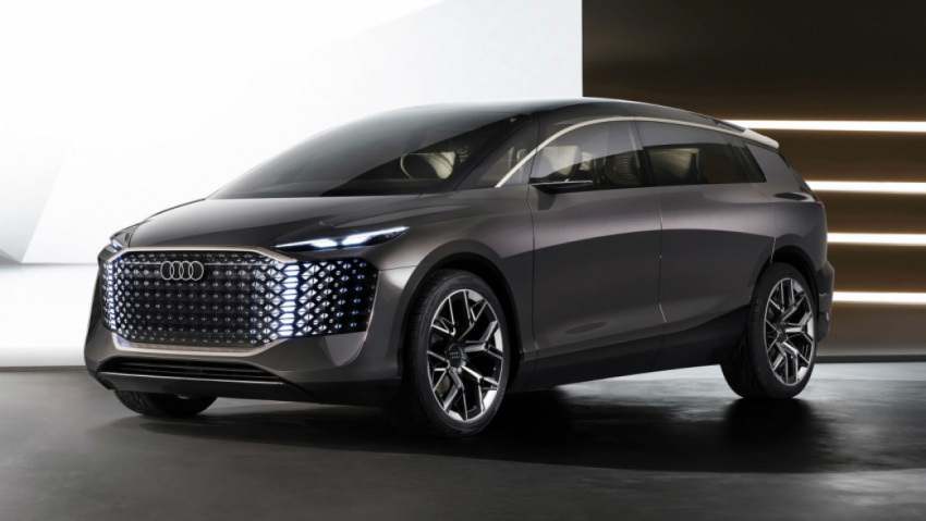 audi, autos, cars, electric cars, mpvs, new audi urbansphere concept revealed as an mpv for megacities