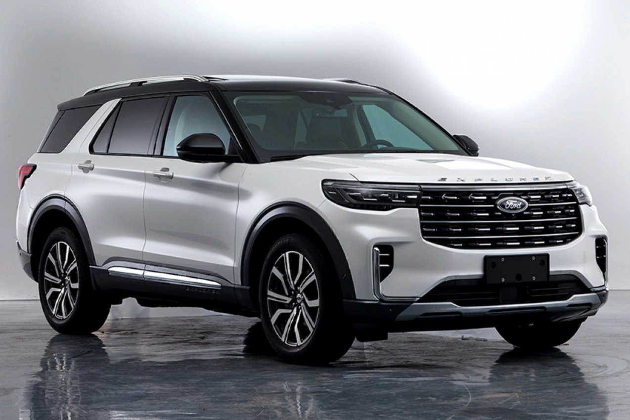 auto news, autos, cars, ford, china, ecoboost, explorer, ford explorer, here's the facelifted 2023 ford explorer...for china